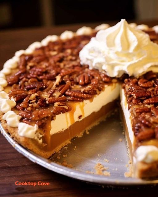 Irresistible Pecan Pie Cheesecake